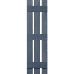 Blue Board & Batten 3-Panel Indigo | Shutters