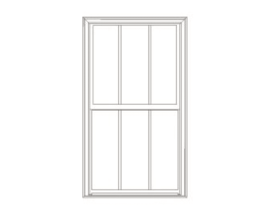 PlyGem Three over Three | Pro Series Classic Double Hung Window