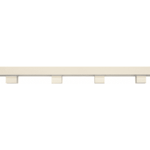 4-Block Dentil Shelf for Craftsman Style Doors