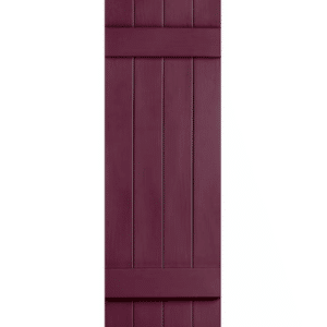 Bordeaux Board & Batten Closed 4-Panel | Shutters