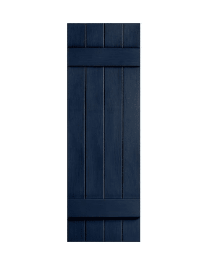 Royal Board & Batten Closed 4-Panel | Shutters