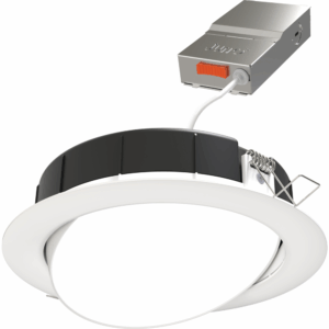 6" Adjustable LED Wafer Gimbal Recessed Light | WF6ADJ