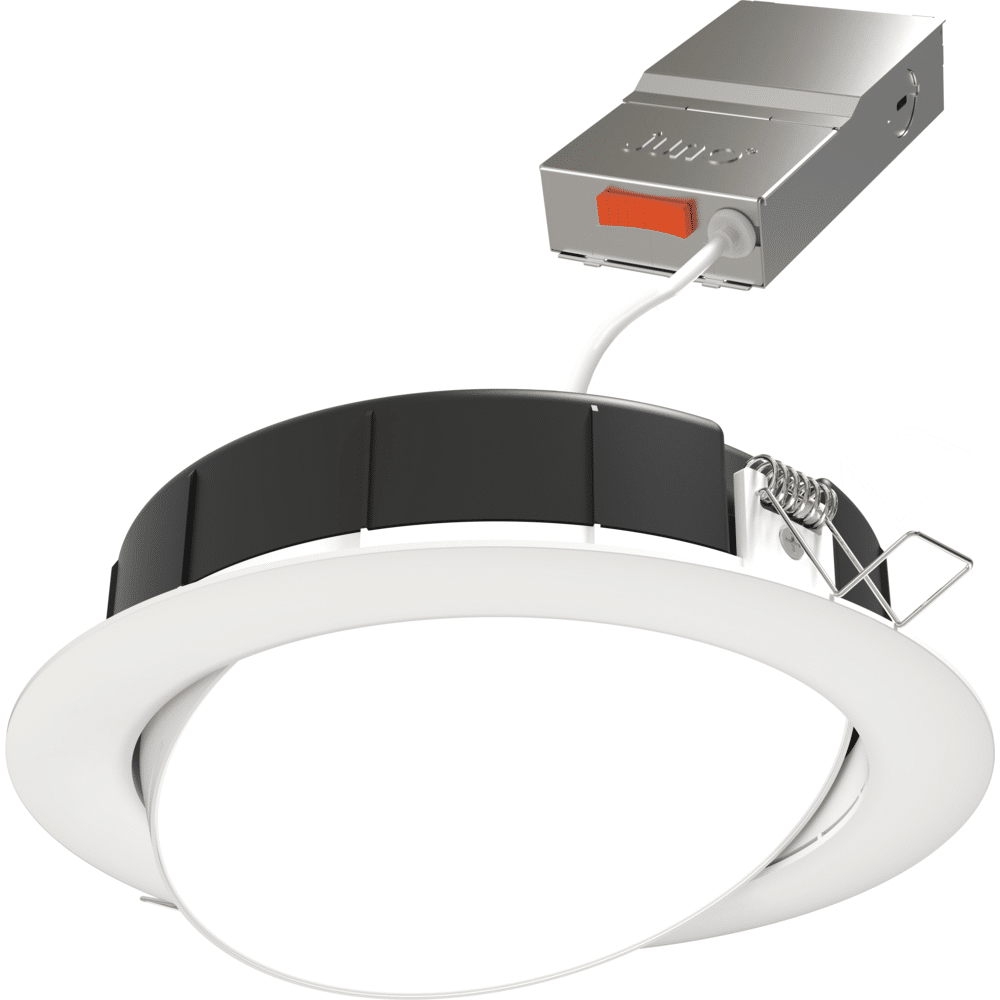 6" Adjustable LED Wafer Gimbal Recessed Light | WF6ADJ
