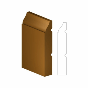 623 Colonial Standard Base | Pine, Painted White