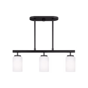 Midnight Black Oslo Collection Island Pendant 3-Light | 66160-112