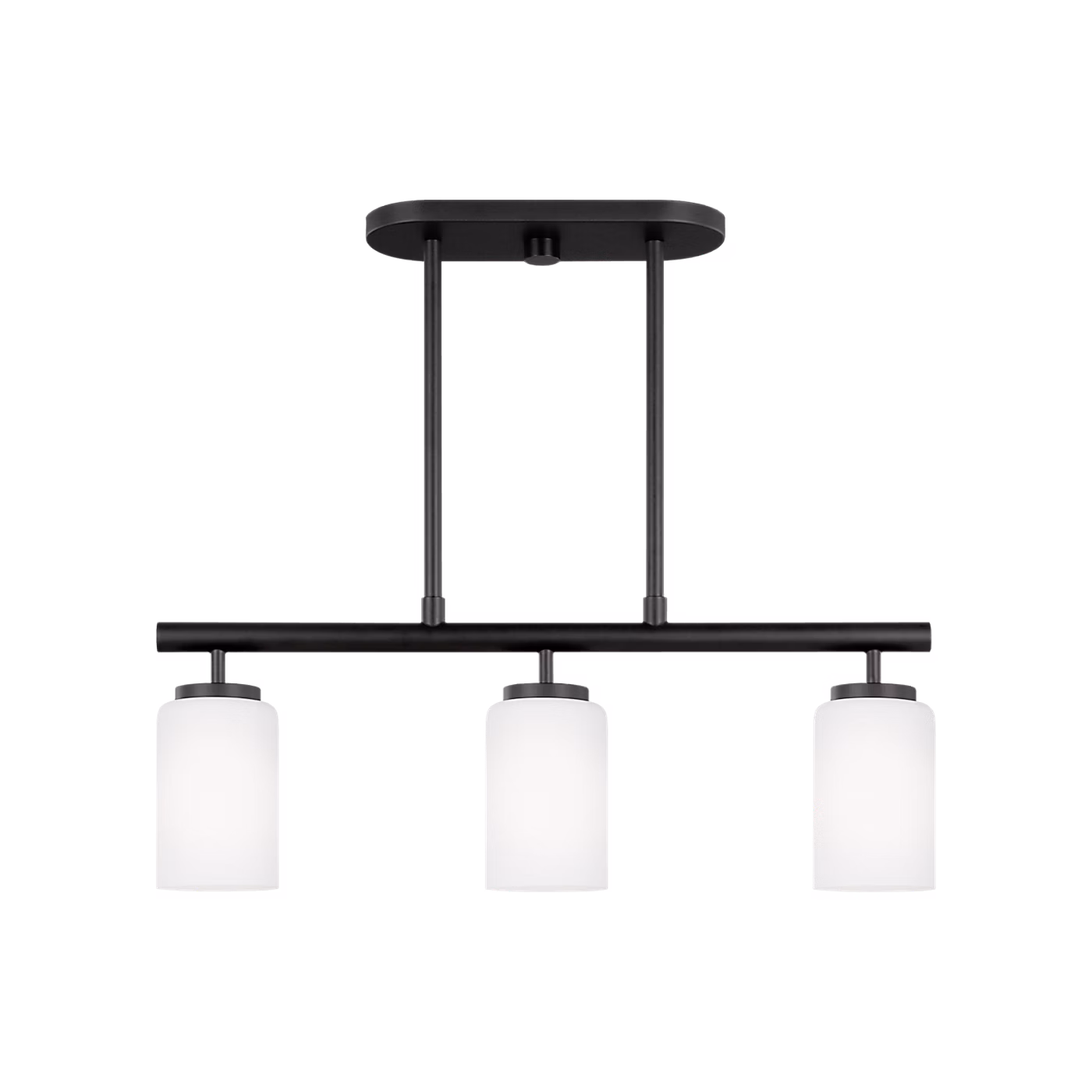 Midnight Black Oslo Collection Island Pendant 3-Light | 66160-112