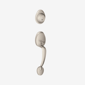 Satin Nickel | Barcelona Handleset with Deadbolt