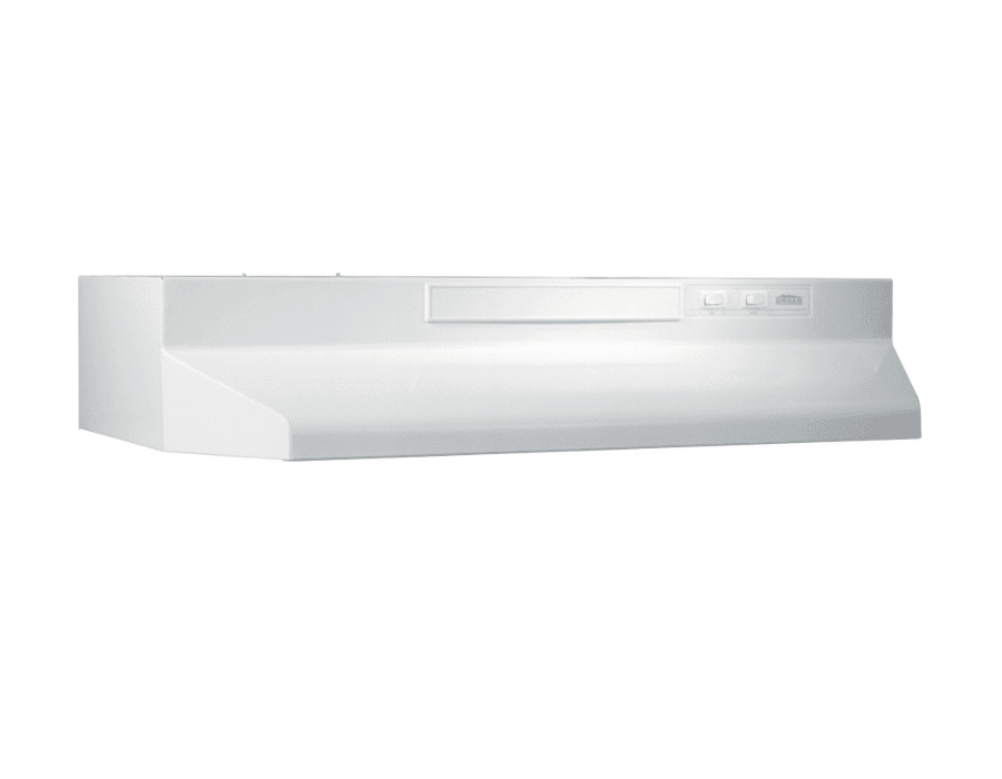 White F403011 | Broan Range Hood Standard