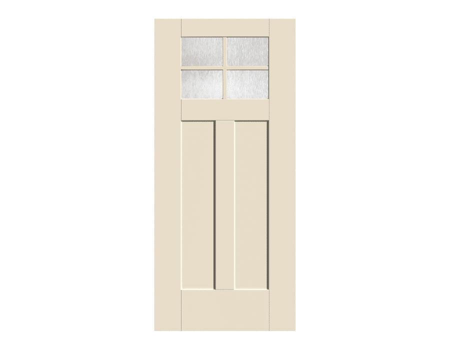 Craftsman 2 Panel Shaker w/4 Lite Divided S4814 | ThermaTru