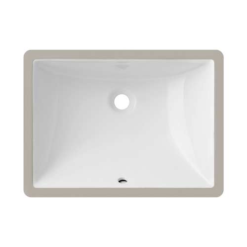Rectangular White | Vanity True Vitreous China