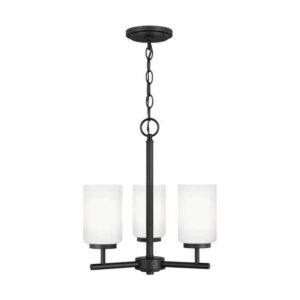Midnight Black Oslo Collection 3-Light Chandelier 3-Light | 31160-112