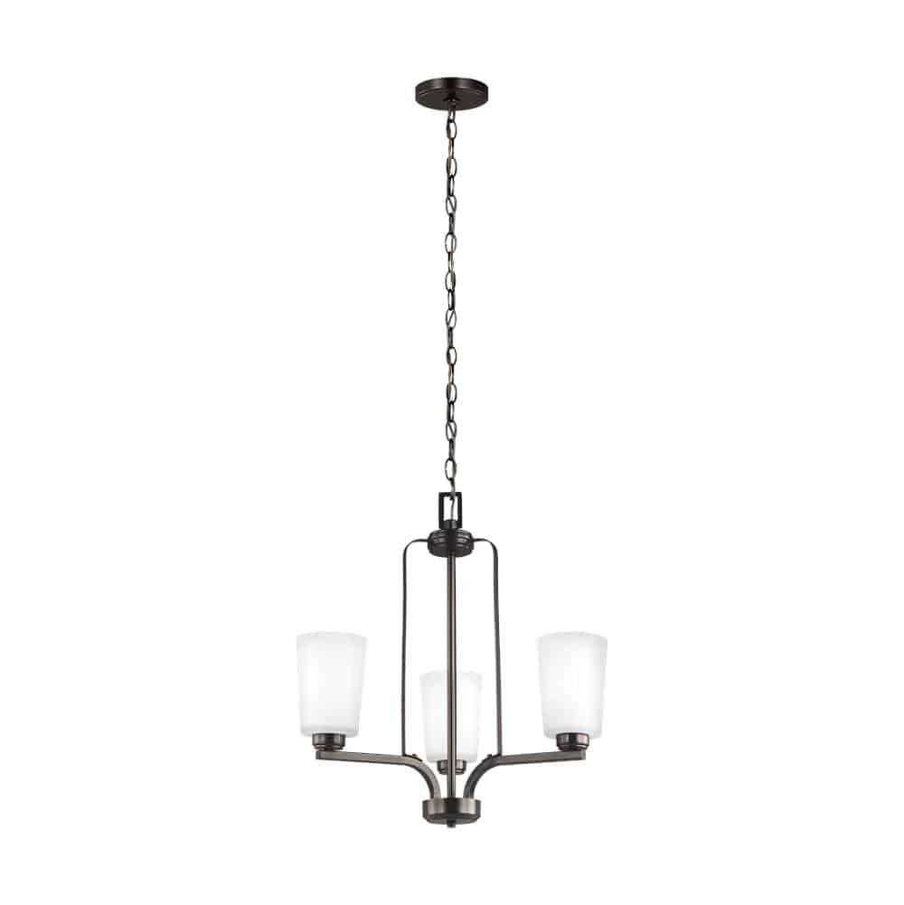 Bronze Franport Collection Chandelier 3-Light | 3128903-710