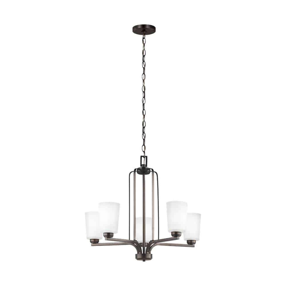 Bronze Franport Collection Chandelier 5-Light | 3128905-710