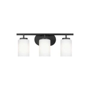 Midnight Black Oslo Collection Wall/Bath 3-Light | 41162-112