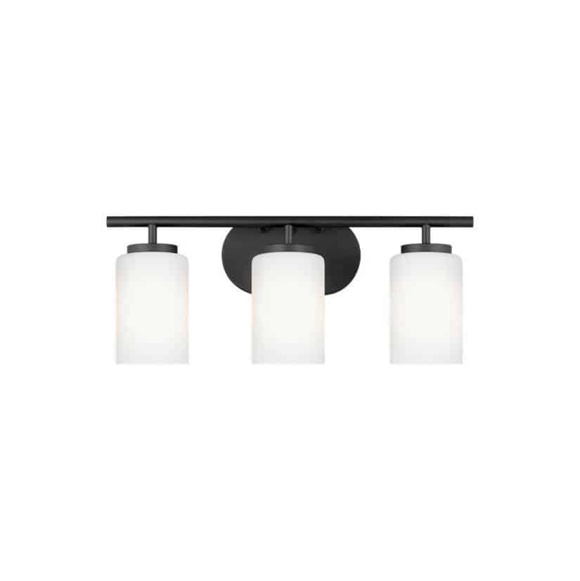 Midnight Black Oslo Collection Wall/Bath 3-Light | 41162-112