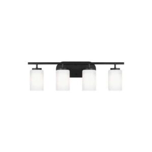 Midnight Black Oslo Collection Wall/Bath 4-Light | 41163-112