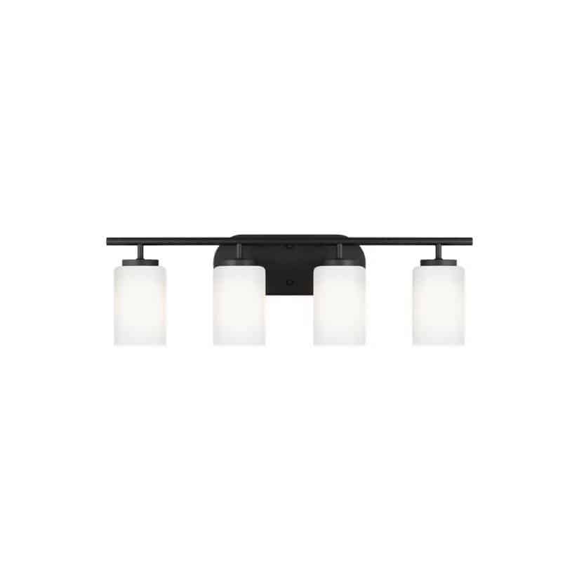 Midnight Black Oslo Collection Wall/Bath 4-Light | 41163-112