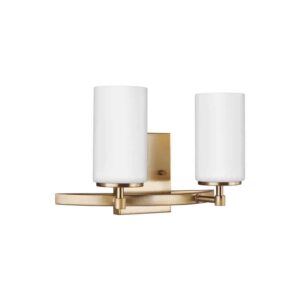 Satin Brass Alturas Collection Wall/Bath 2-Light | 4424602-848