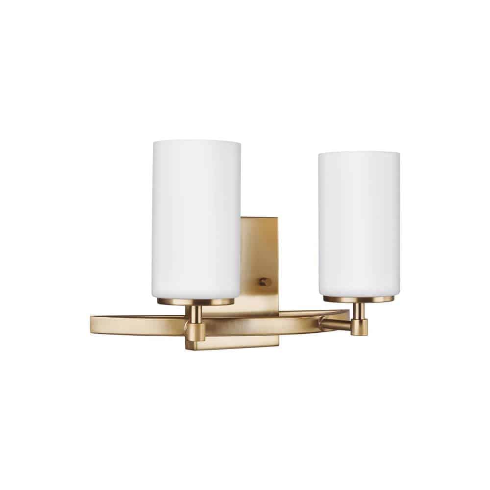 Satin Brass Alturas Collection Wall/Bath 2-Light | 4424602-848