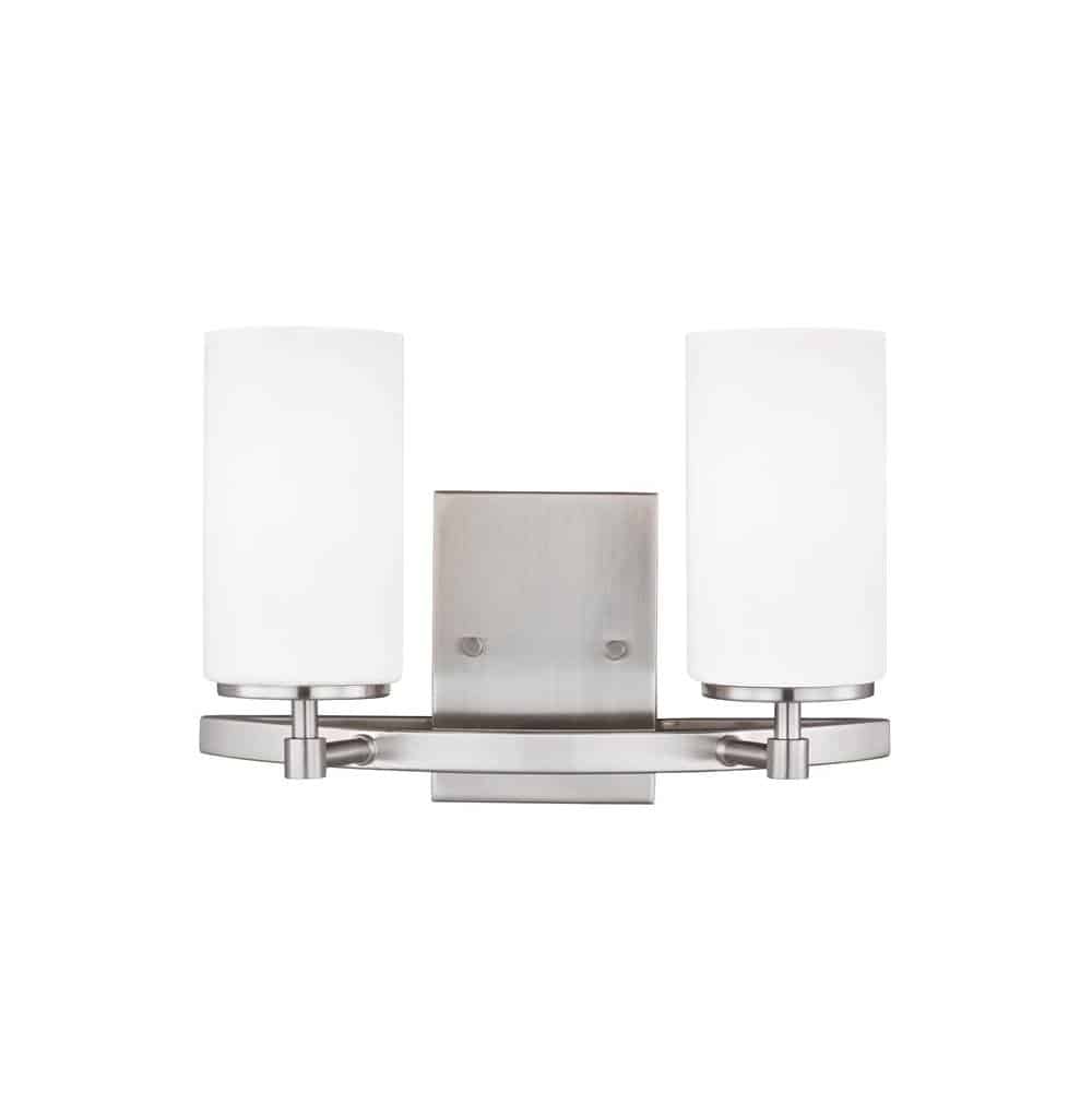 Nickel Alturas Collection Wall/Bath in 2-Light | 4424602-962