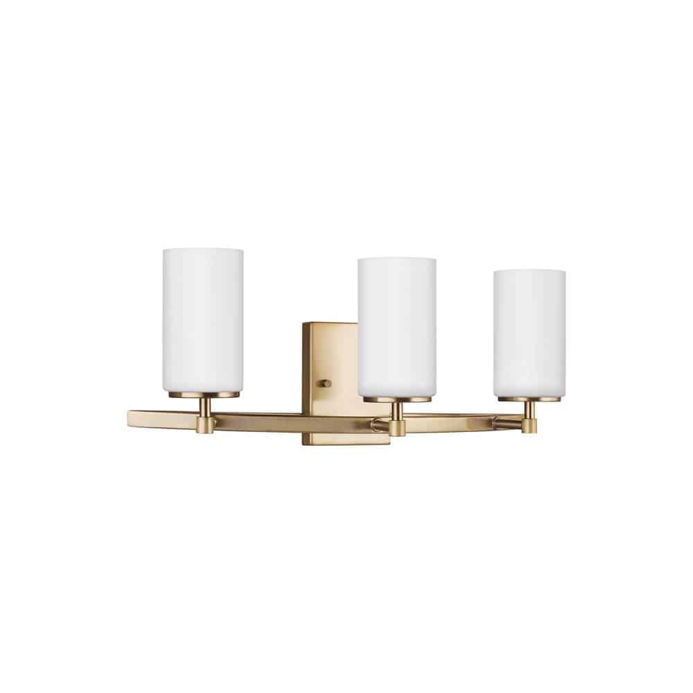 Satin Brass Alturas Collection Wall/Bath 3-Light | 4424603-848