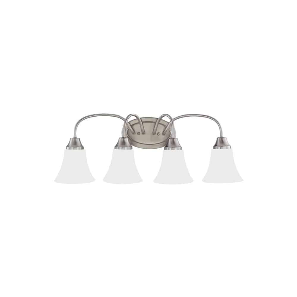 Brushed Nickel Holman 4 Bath Vanity Light | 44808-962