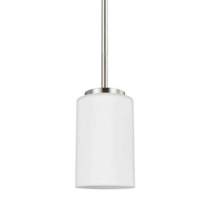 Nickel Oslo Collection Mini Pendant 1-Light | 61160-962