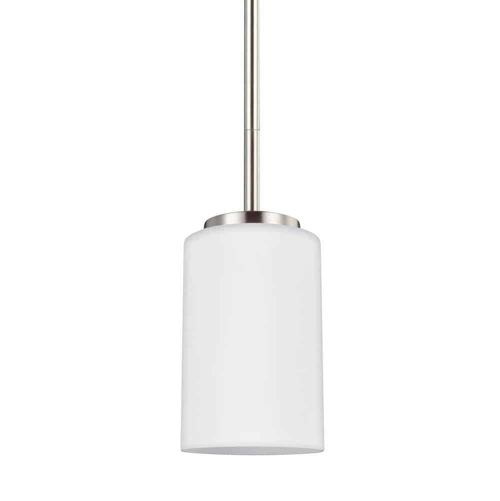 Nickel Oslo Collection Mini Pendant 1-Light | 61160-962