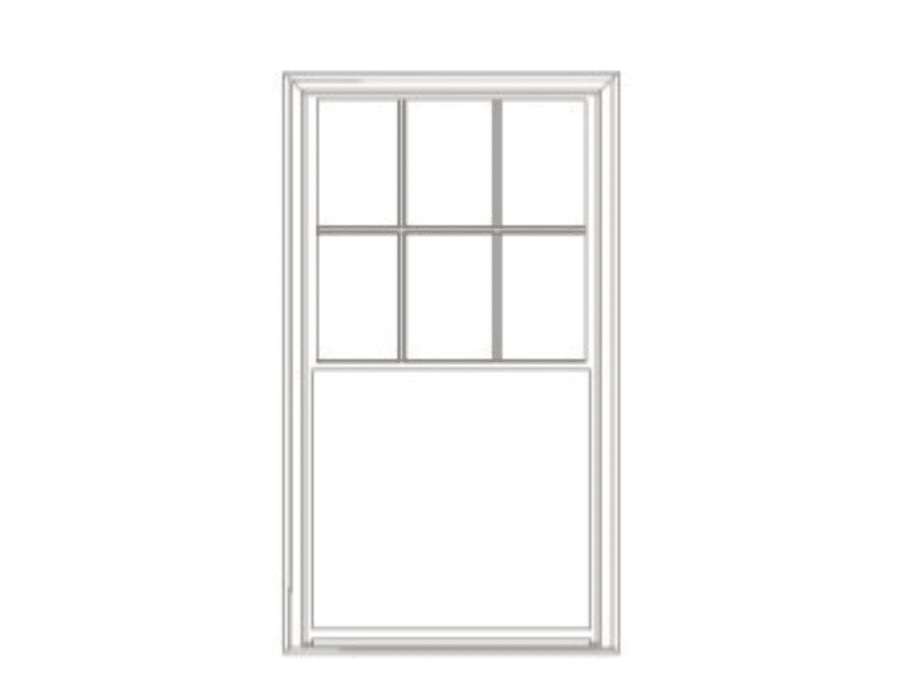 Ply Gem Half Colonial | Pro Series Classic Double Hung Window
