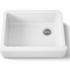 Kohler Enameled Cast Iron Apron Sink K-6487 | Quartz Countertop
