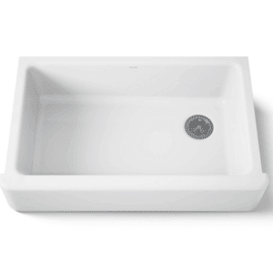 Kohler Enameled Cast Iron Apron Sink K-6489 | Quartz Countertop