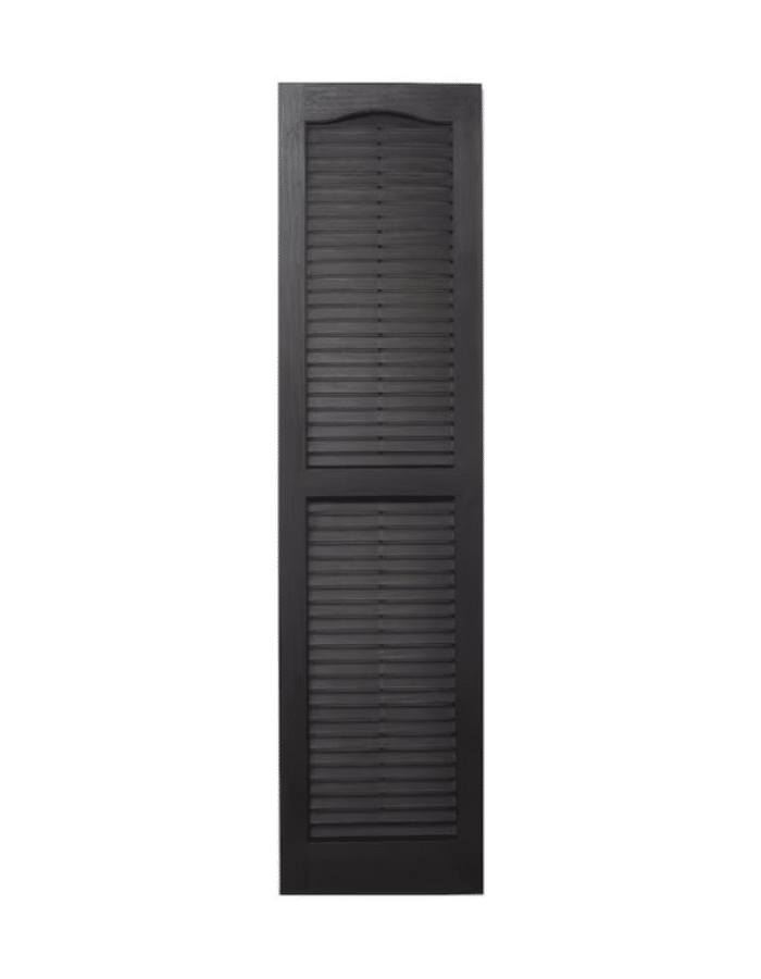 Black Louvered | Shutters