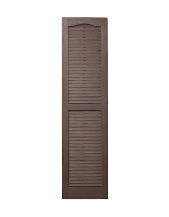 Chocolate Louvered | Shutters
