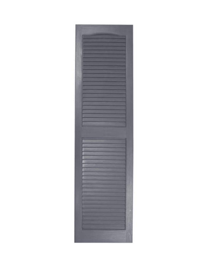 Gray Louvered | Shutters