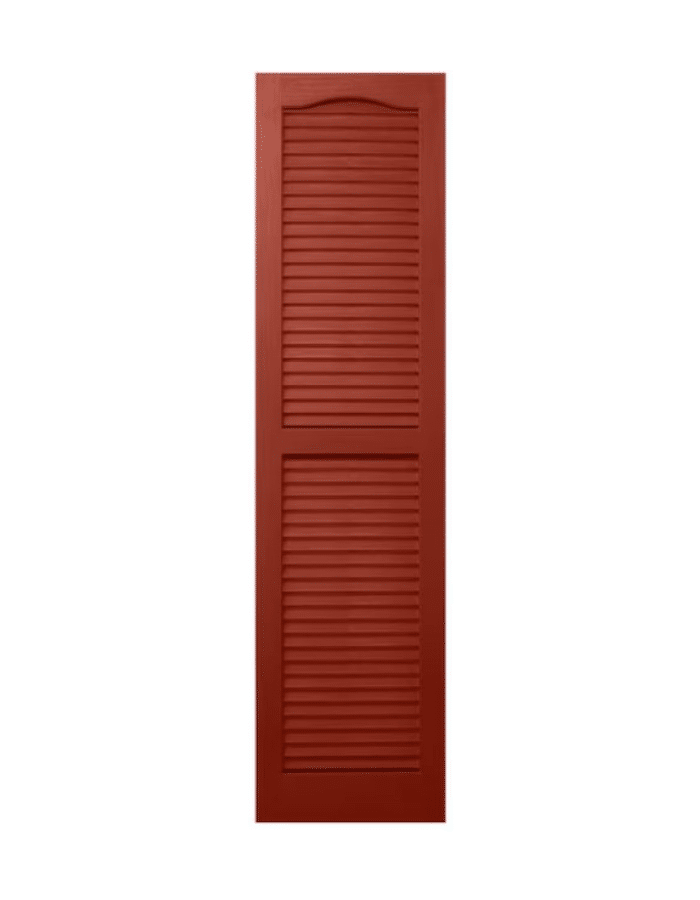 Red Louvered | Shutters