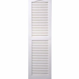 White Louvered | Shutters