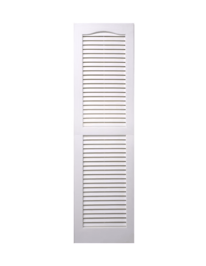 White Louvered | Shutters