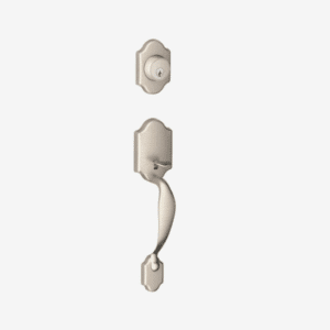 Satin Nickel | Paris Handleset with Deadbolt