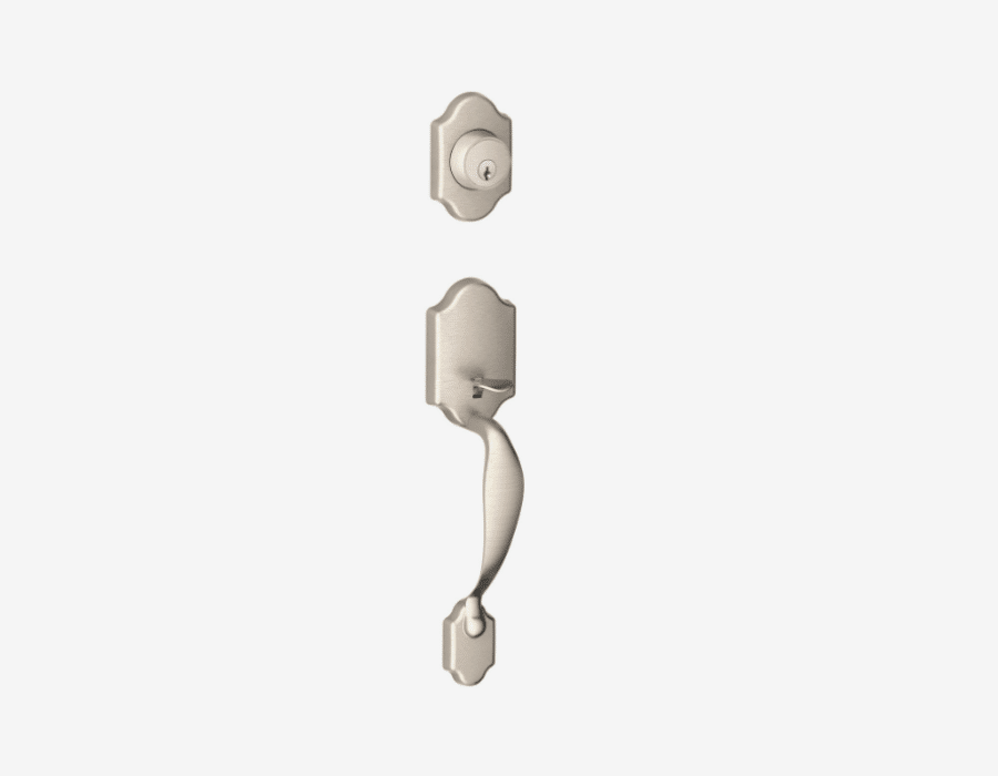 Satin Nickel | Paris Handleset with Deadbolt