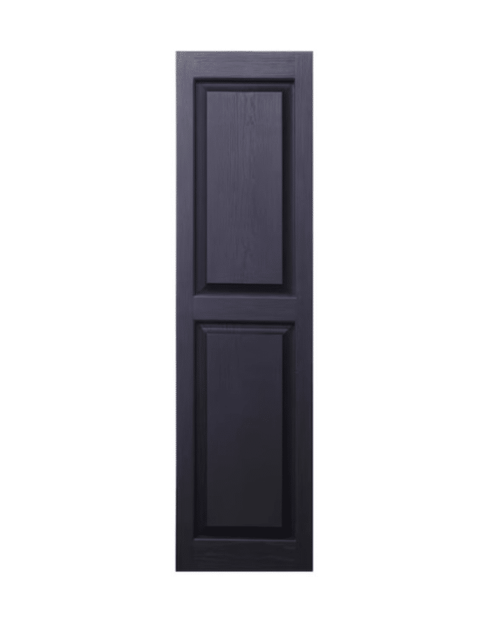 Black Raised Panel | Shutters