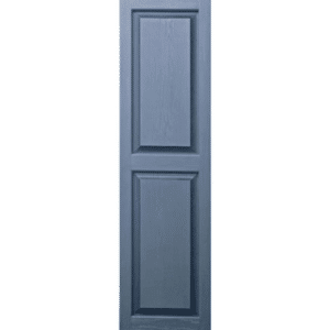 Blue Raised Panel | Shutters