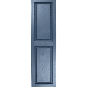 Indigo Blue Raised Panel | Shutters