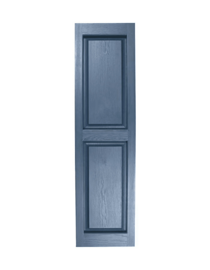 Indigo Blue Raised Panel | Shutters