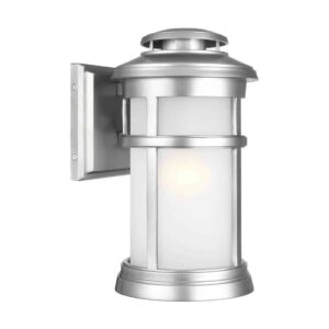 Newport Collection | Medium Exterior Light-OL14302PBS Brushed Steel