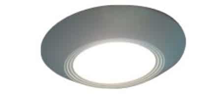 White 6" LED Surface Mount Downlight | Standard above Kitchen Sink