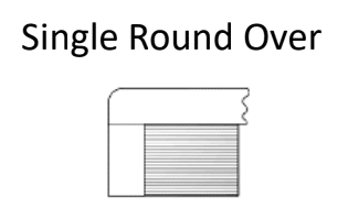 Single Round Over | Corian Countertop Profile