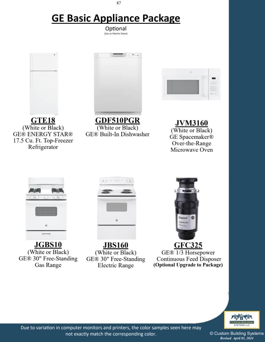 Basic | GE Appliance Package
