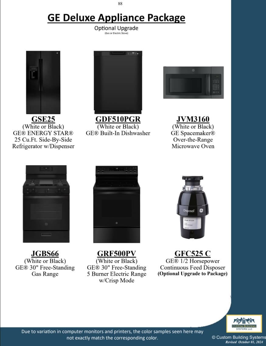 Deluxe | GE Appliance Package