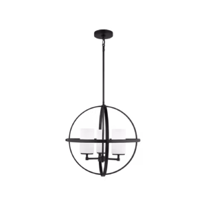 Midnight Black Alturas Collection Chandelier 3-Light | 3124603-112